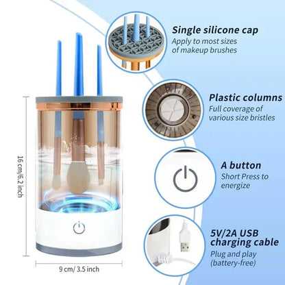 Glowedge™ Makeup Brush Cleaner – منظف فرش المكياج