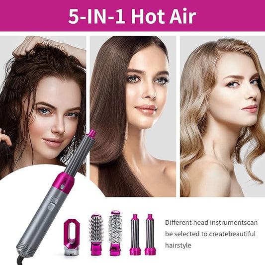 Glowedge™ Hot Hair Brush 5 in 1 – فرشاة الشعر الساخنة 5 في 1