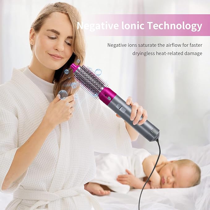 Glowedge™ Hot Hair Brush 5 in 1 – فرشاة الشعر الساخنة 5 في 1