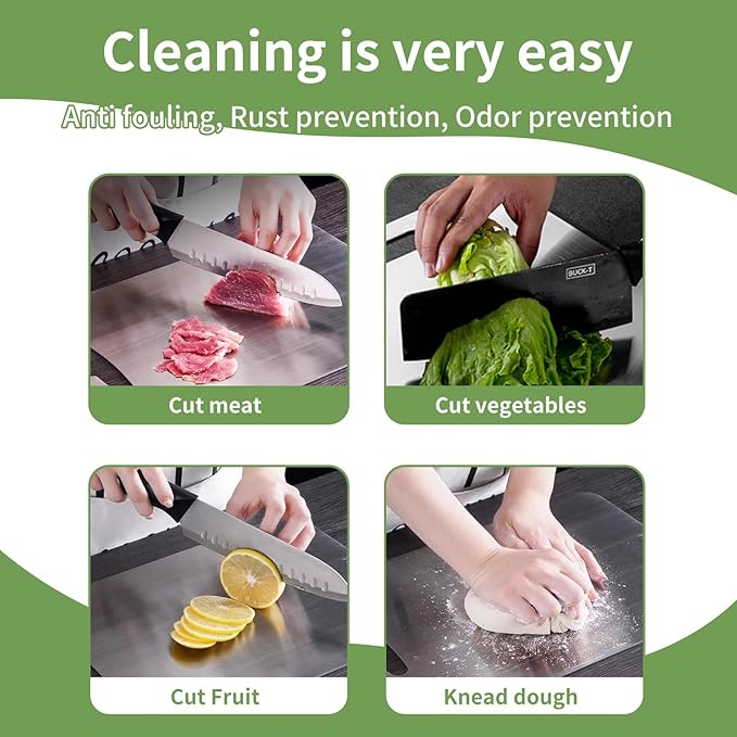 Glowedge™ Titanium Cutting Board - لوح تقطيع التيتانيوم