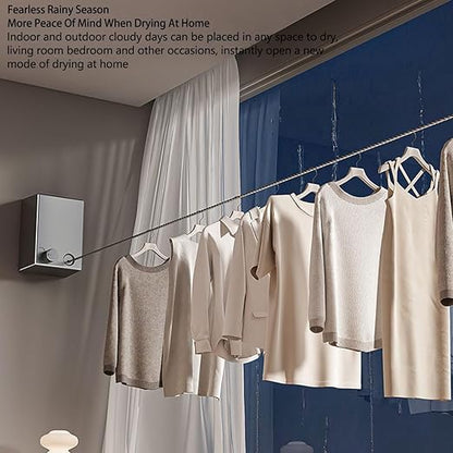 Glowedge™Retractable and Invisible Clothesline – حبل غسيل قابل للسحب وغير مرئي