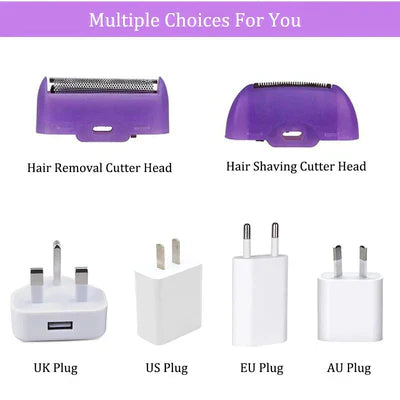 Glowedge™Purple Epilator – آلة إزالة الشعر البنفسجية